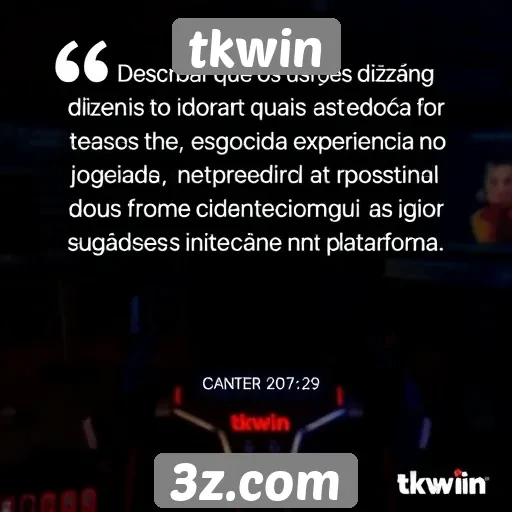 feedback dos usuários sobre experiência no tkwin